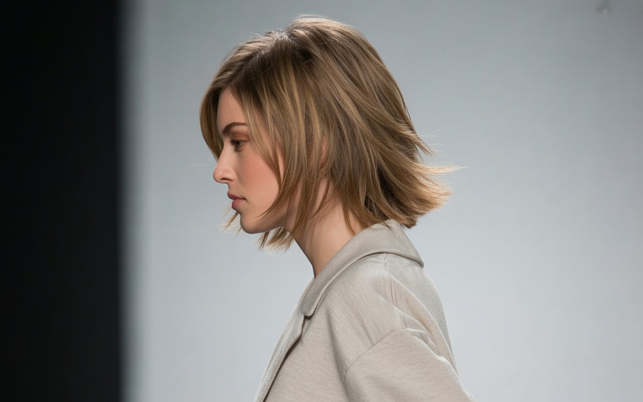 Shag Haircut on Medium Length Hair