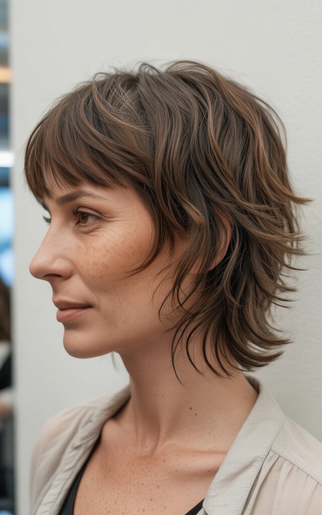 Shag with loose waves