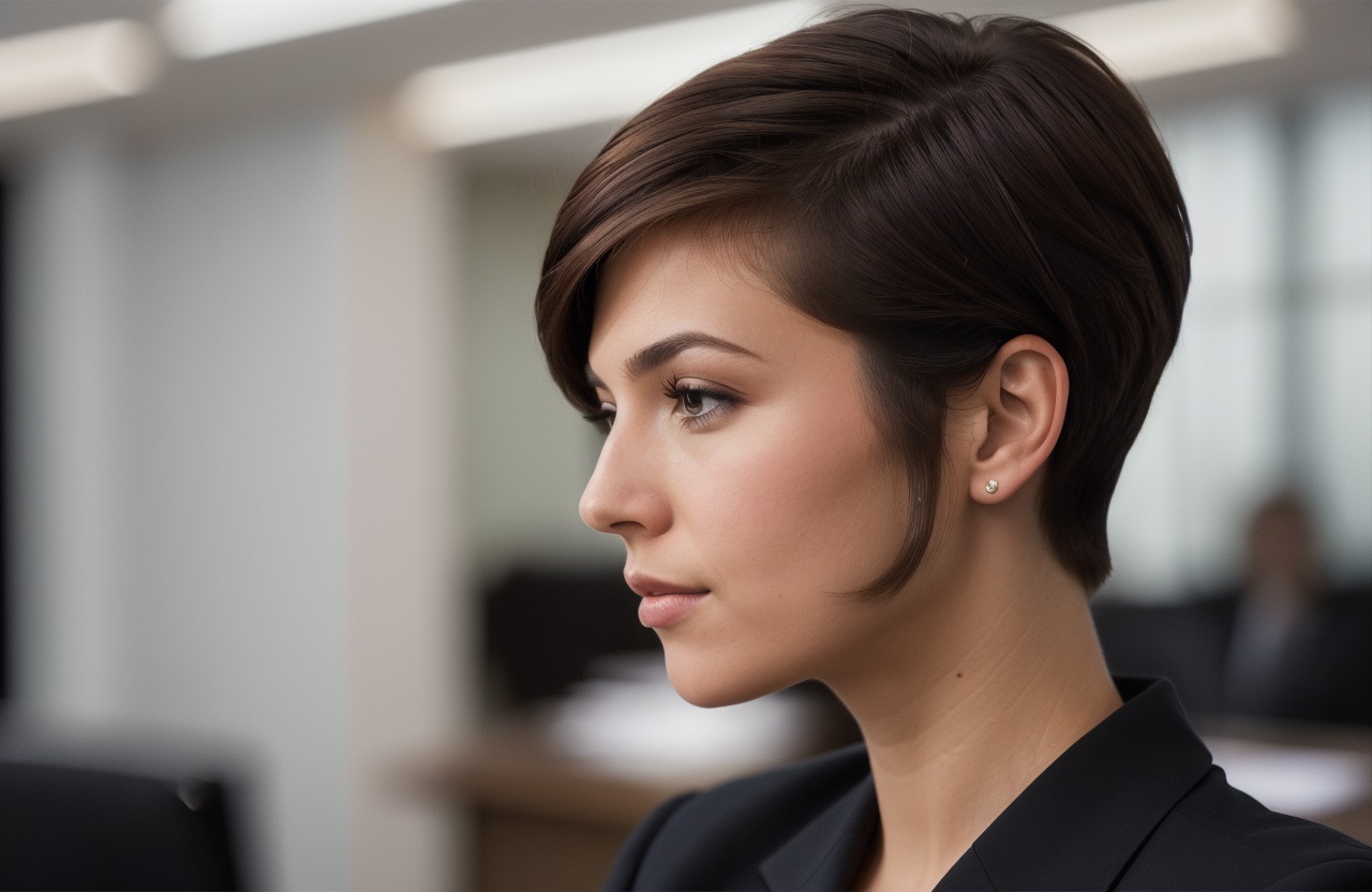 Short Haircut Square Face Shape