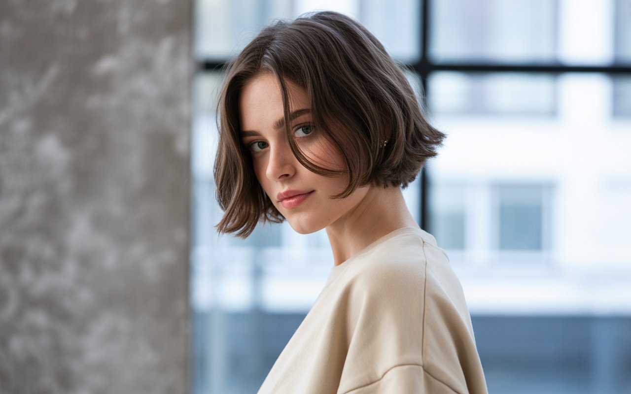 Short Layered Bob