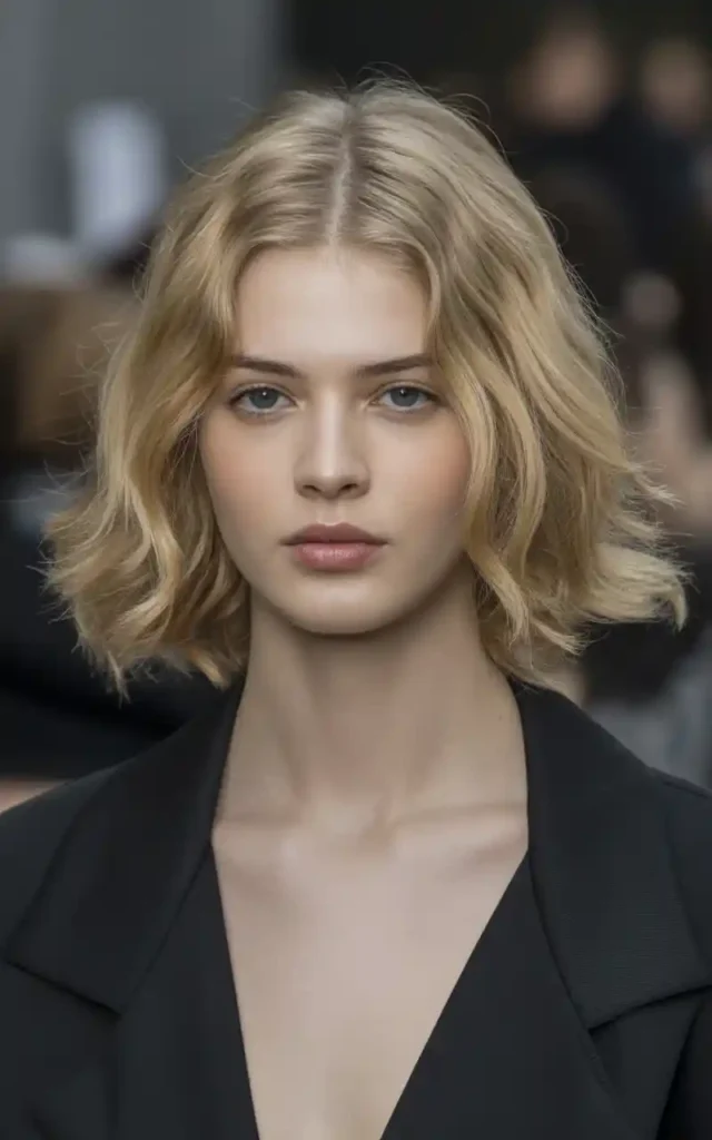 Shoulder-Length Cut with Soft Waves