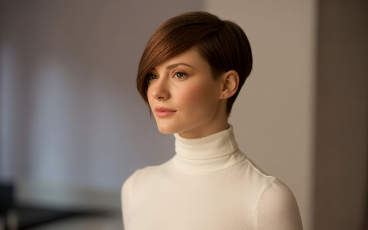 Side-Swept Pixie