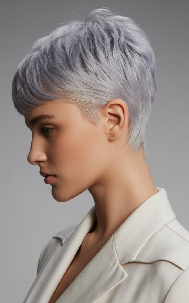 Silver Gray Pixie