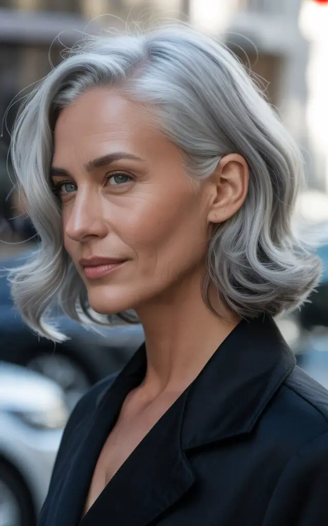 Soft Silver Hair Color