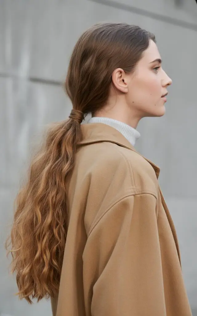 Textured Ponytail