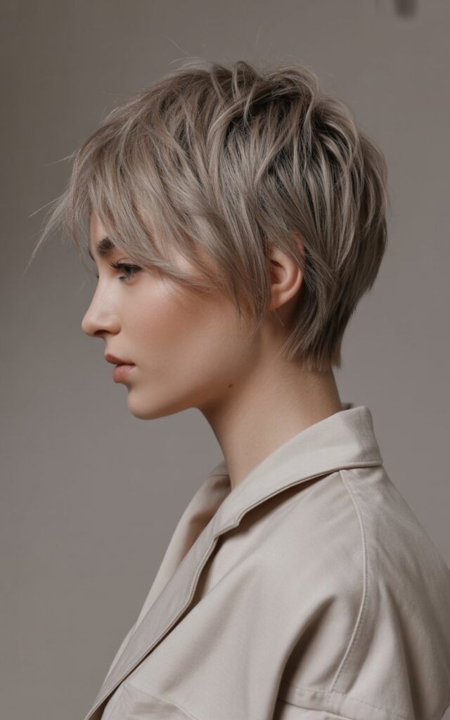 Textured Shaggy Pixie