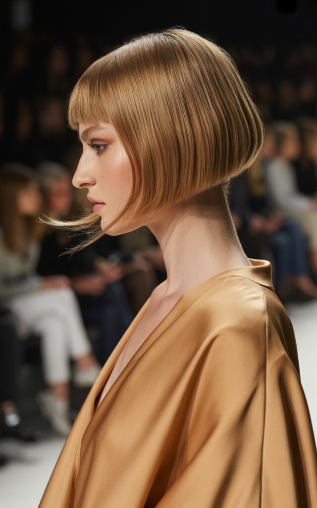 The Curtain-Bang French Bob