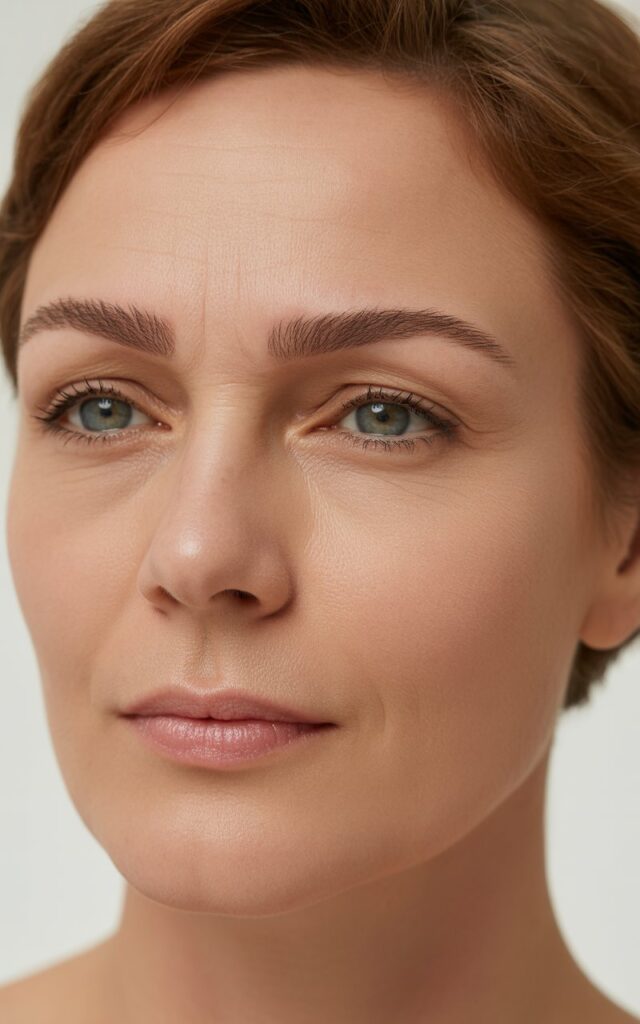 The Lifted Brow Look