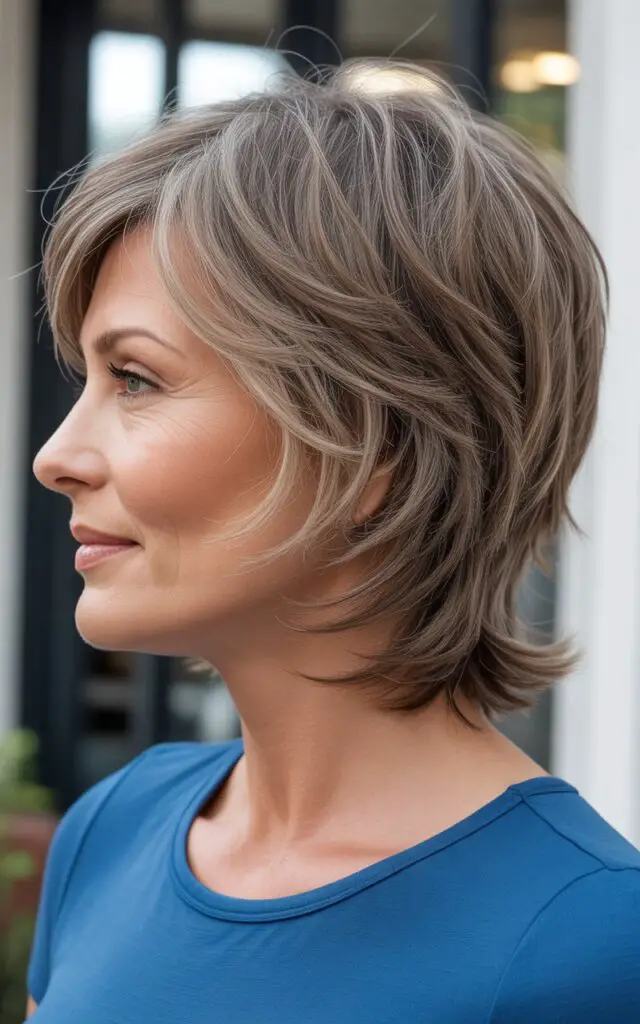 The Textured Shag for Fine Hair