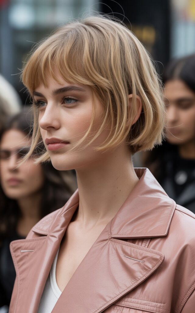 The Wispy-Bang French Bob