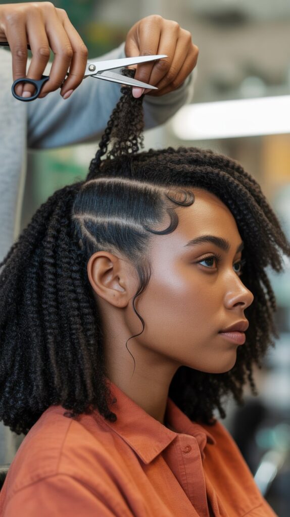 Trim Regularly to Remove Split Ends