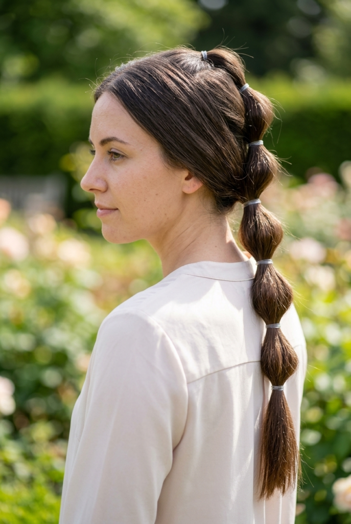 Try the Bubble Ponytail Trick