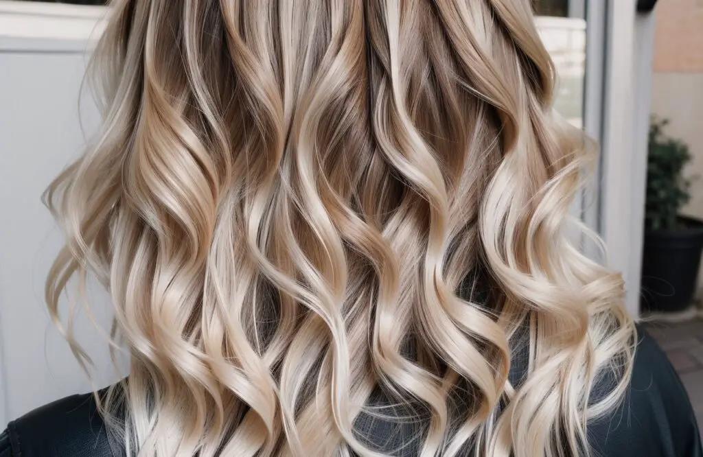 Vanilla Blonde hair Balayage