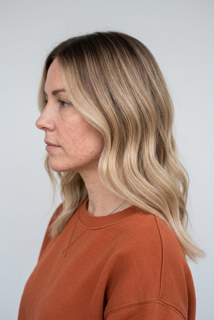 Vanilla chai blonde hair color