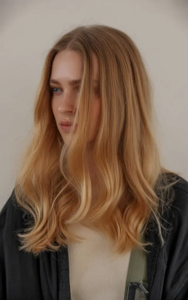 Warm Honey Blonde hair dye