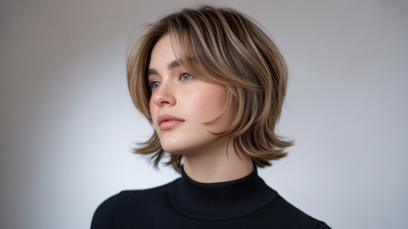 Medium Shaggy Bob
