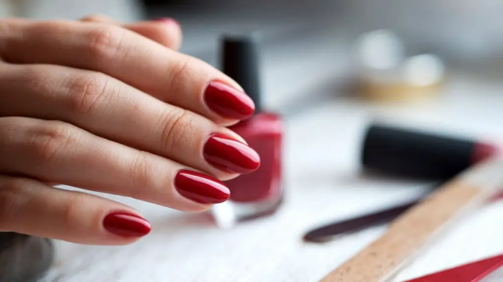 Red Nail Press on