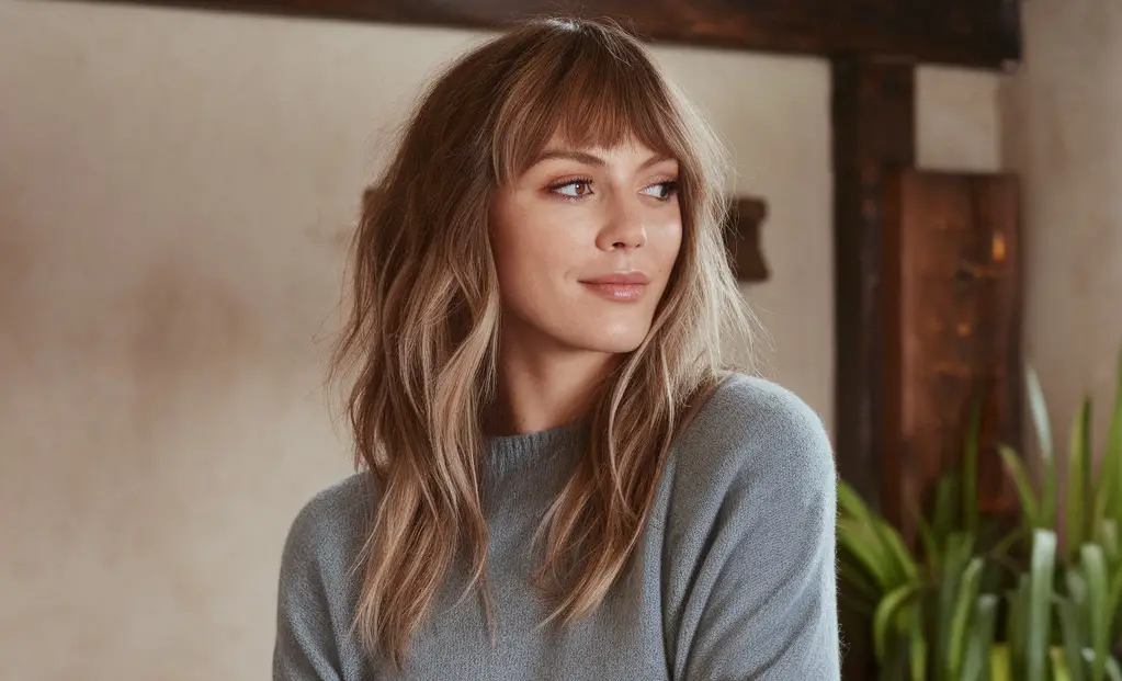 Long Shag with Wispy Bangs