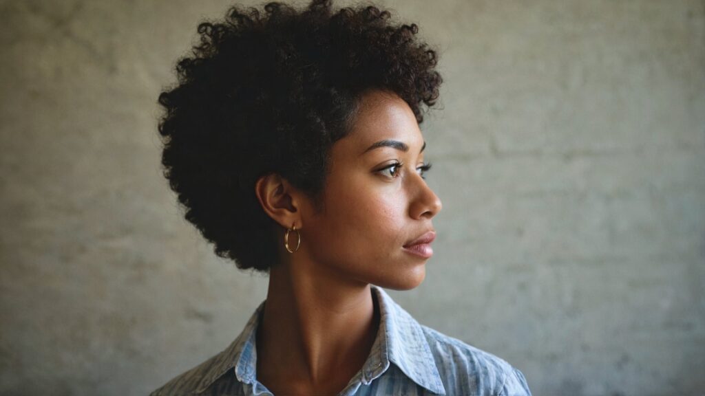 Tapered Afro with Twist Out