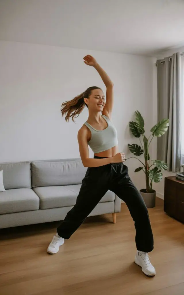 dancing zumba at home High-Energy Cardio Combo