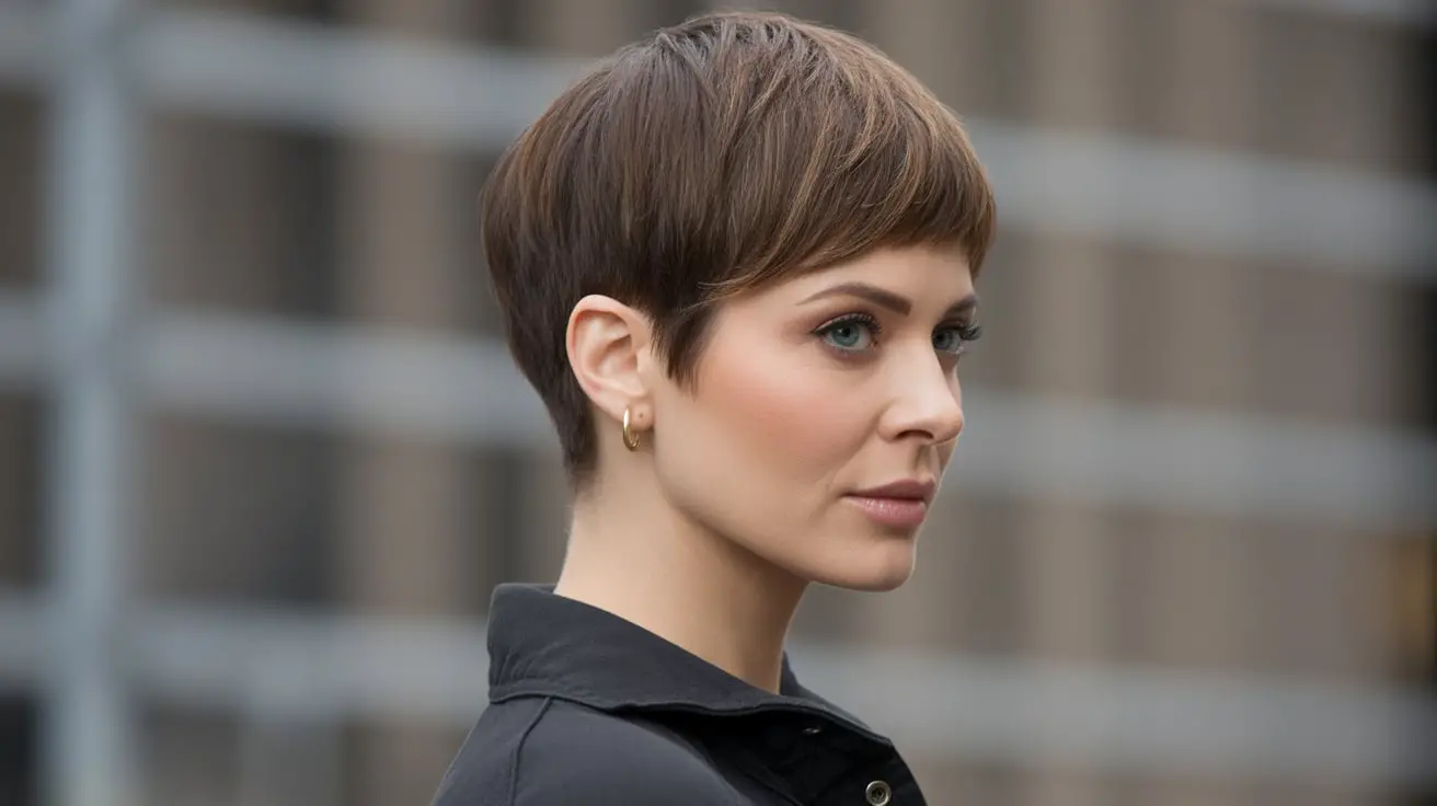 Razor-Cut Pixie haircut