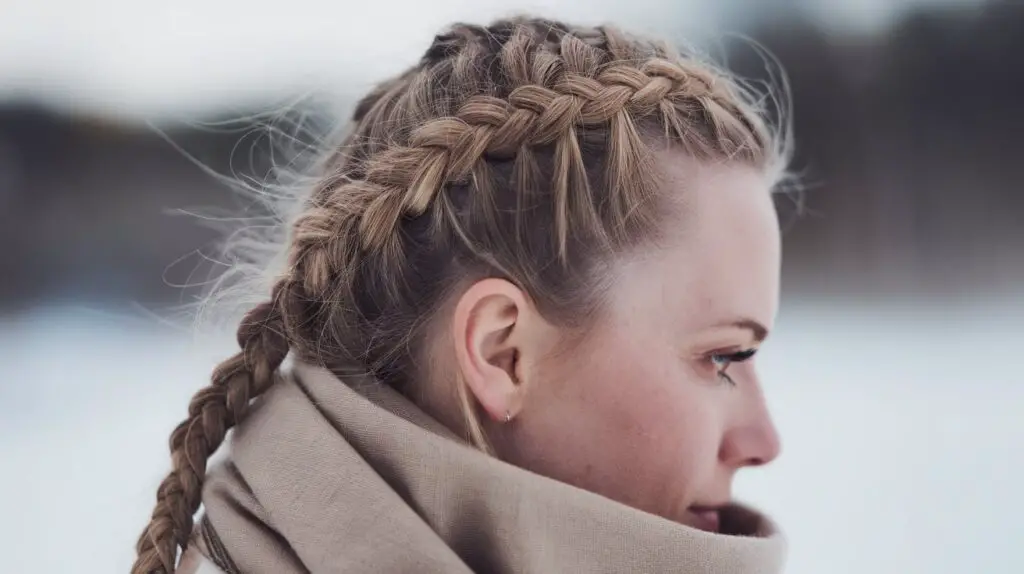 Dutch Braids on Cold Weather