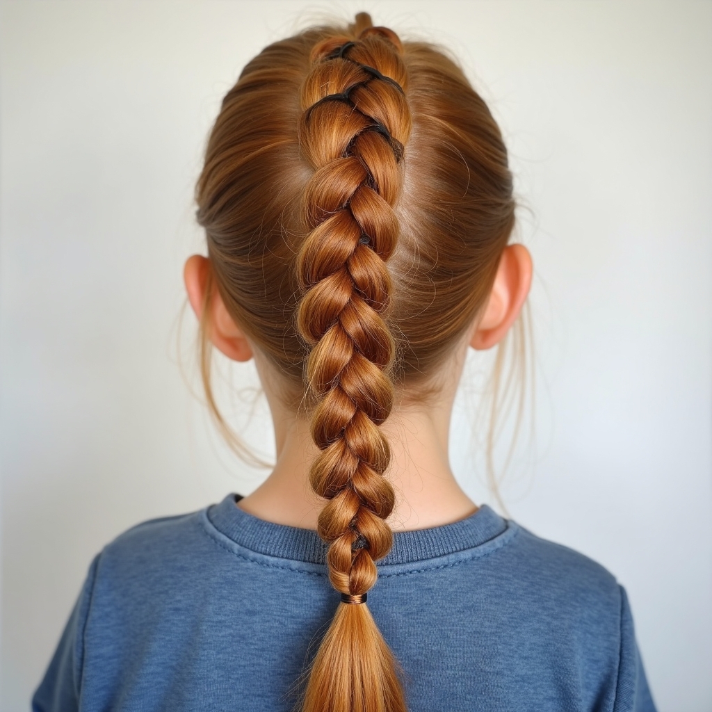 Girl's Dutch Braid