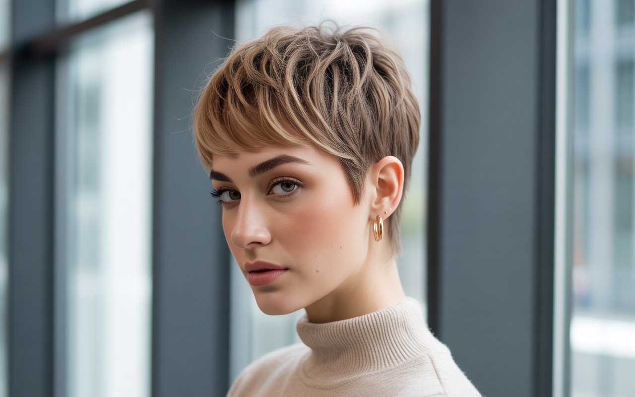 Choppy Pixie haircut