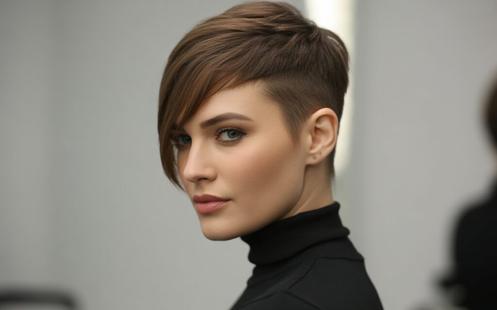 Asymmetrical Pixie Cut