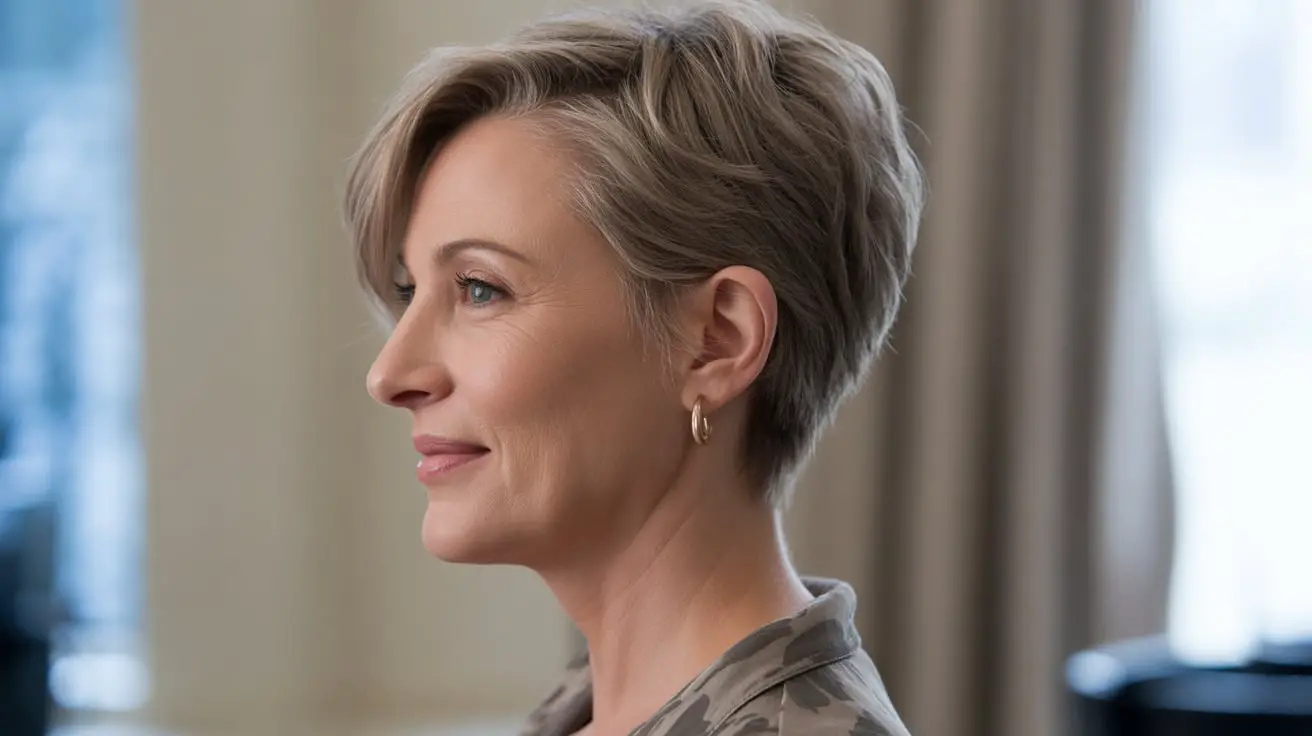 Short Haircut for Mature Women