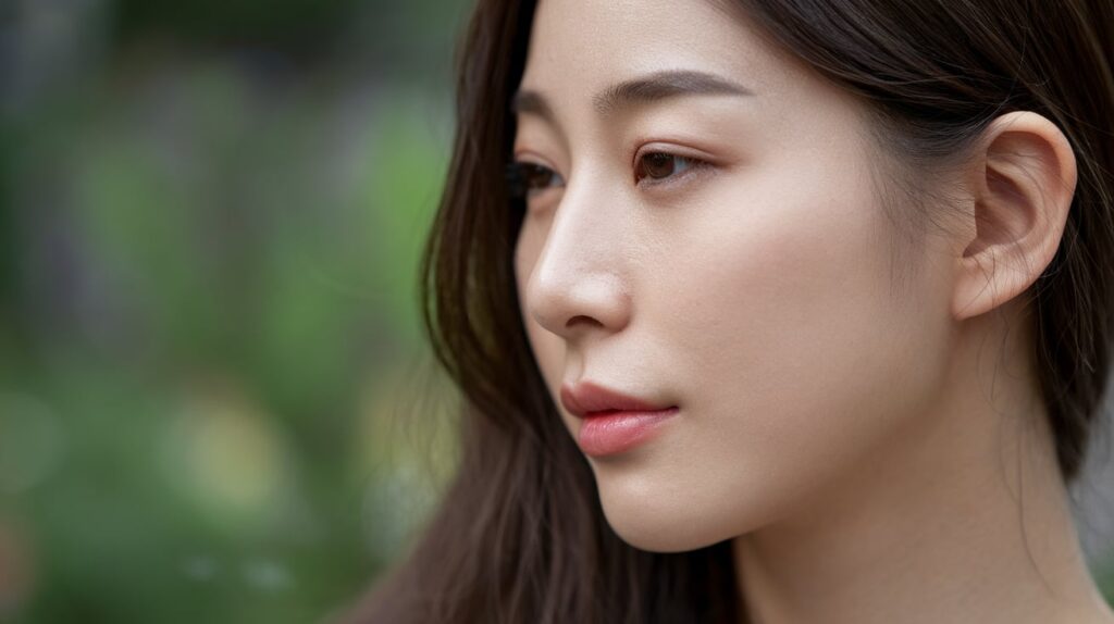 korean woman's beautiful skin