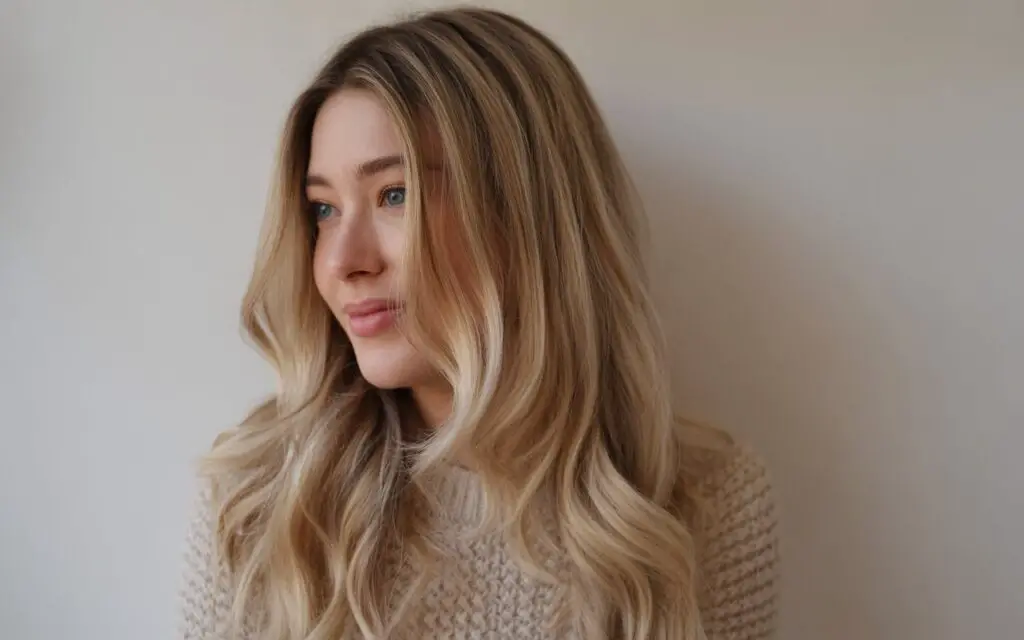 Creamy Hazelnut Blonde Hair Color