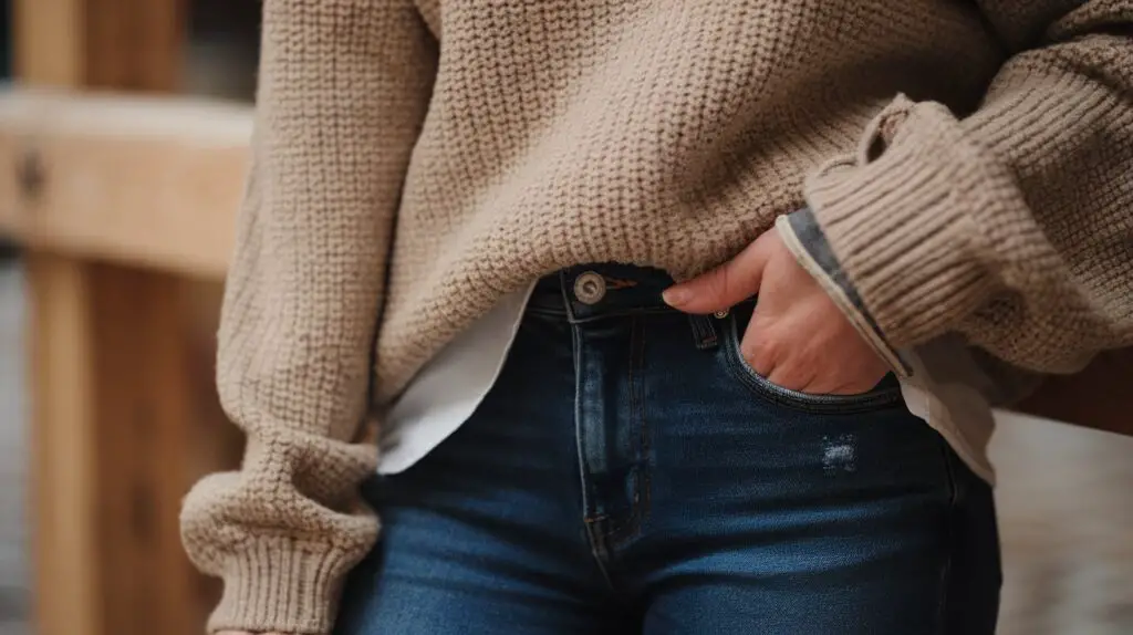 Jeans Sweater Outfit for Fall