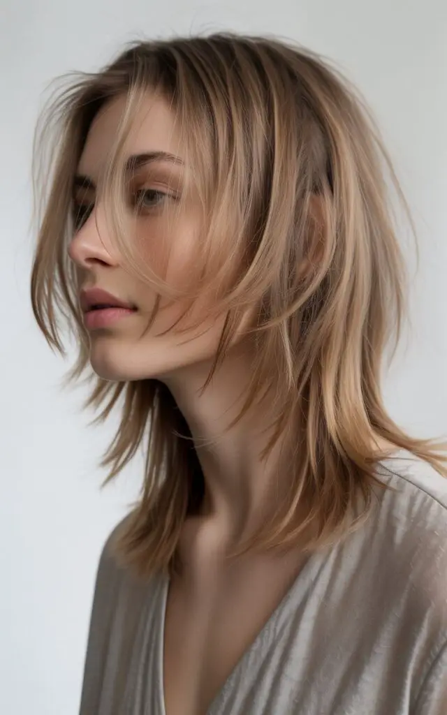 long Wispy Layers on Fine Hair