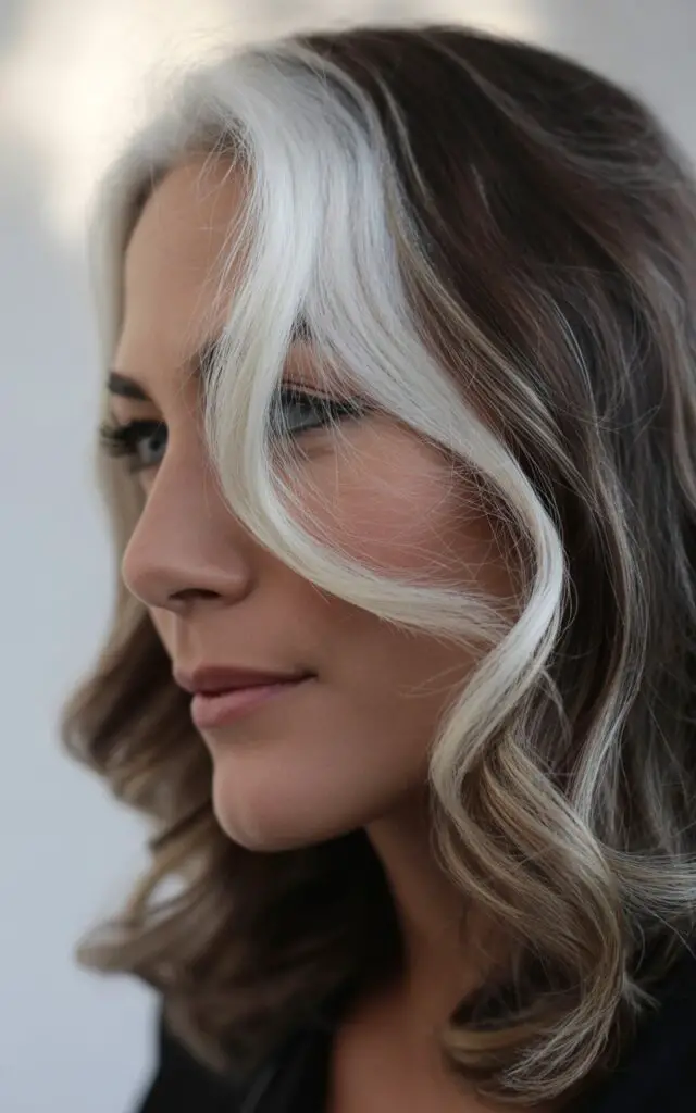 platinum money piece balayage
