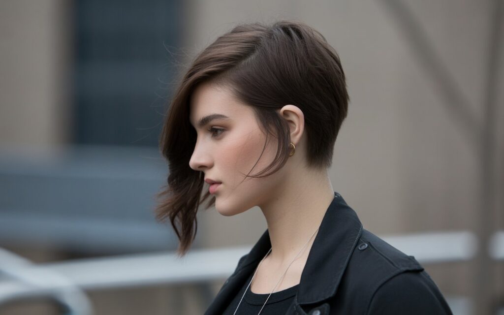 Asymmetrical Cut