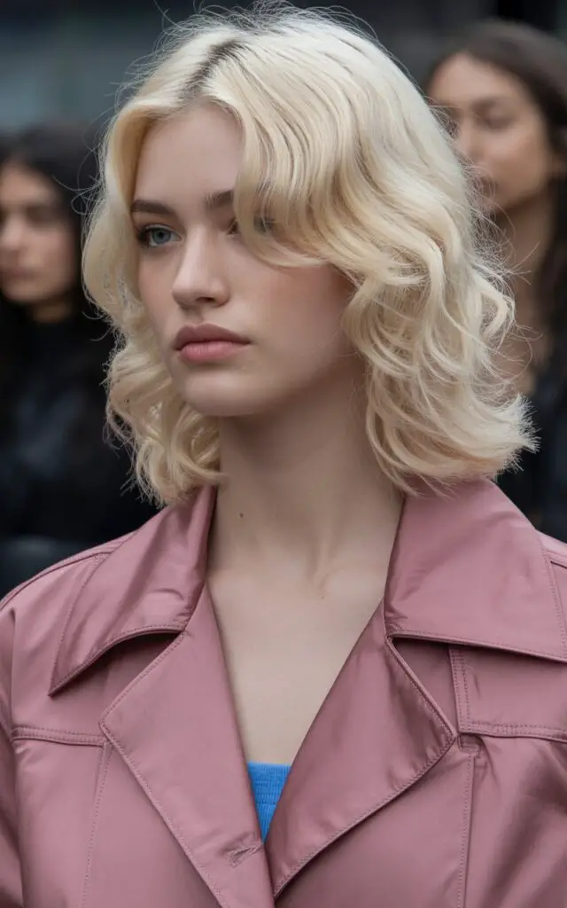 soft luminous vanilla blonde hair with a gentle lift on naturally light hair