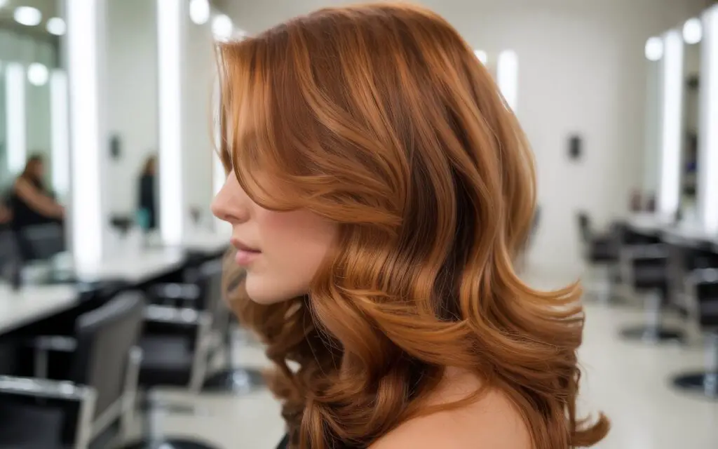 Copper Penny Tone Hair Color
