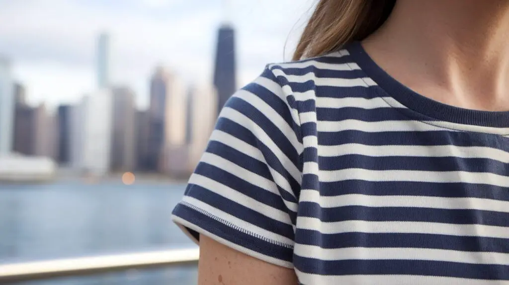 woman's  T-shirt Casual Dinner Outfit