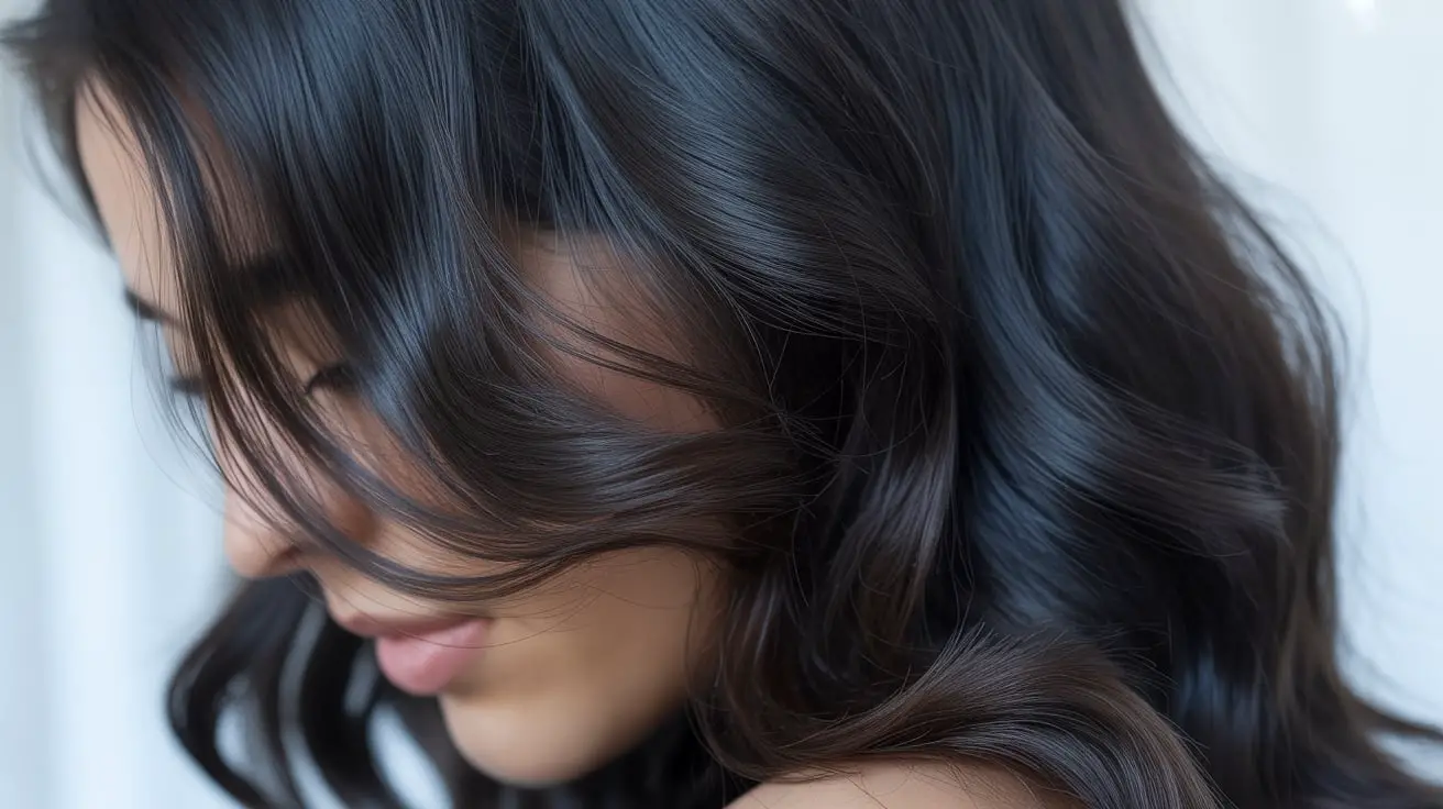 Soft Black Hair Color